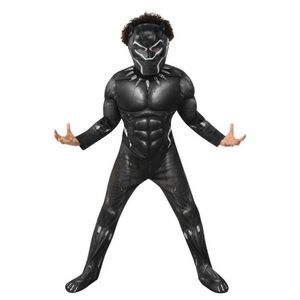 Kids marvel black panther Halloween costume muscle